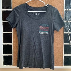 ⚜️Short Sleeve Aztec Print Pocket⚜️